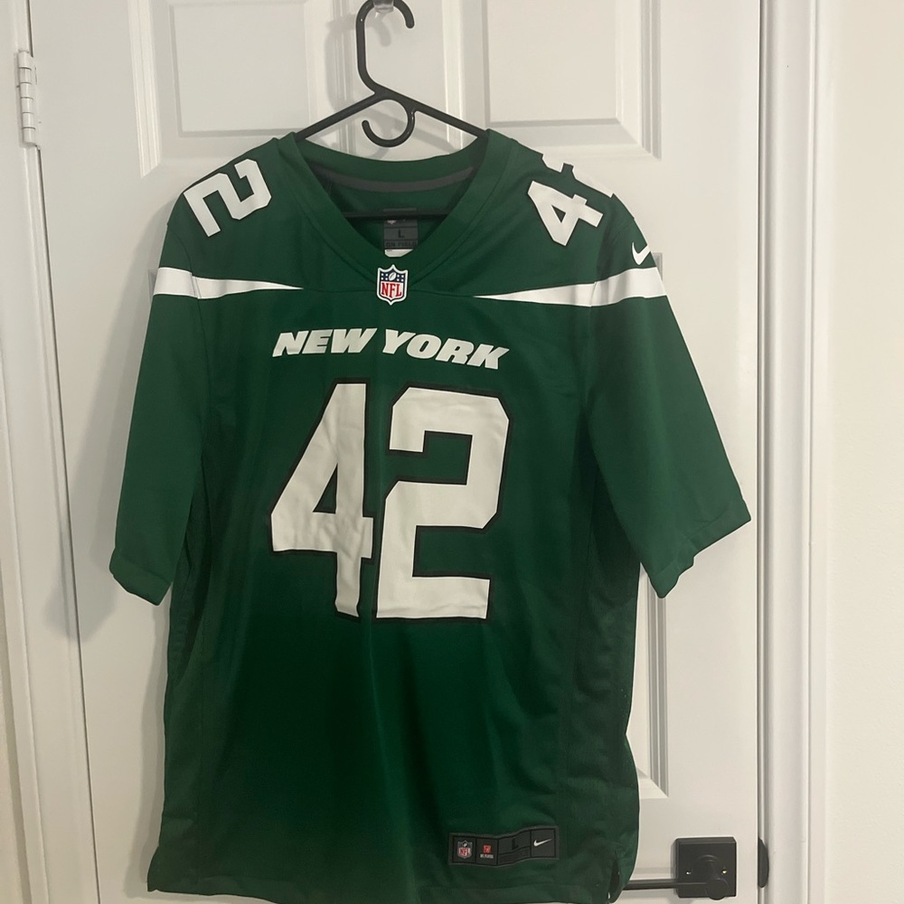 Jets Hennessy Green On Field Jersey